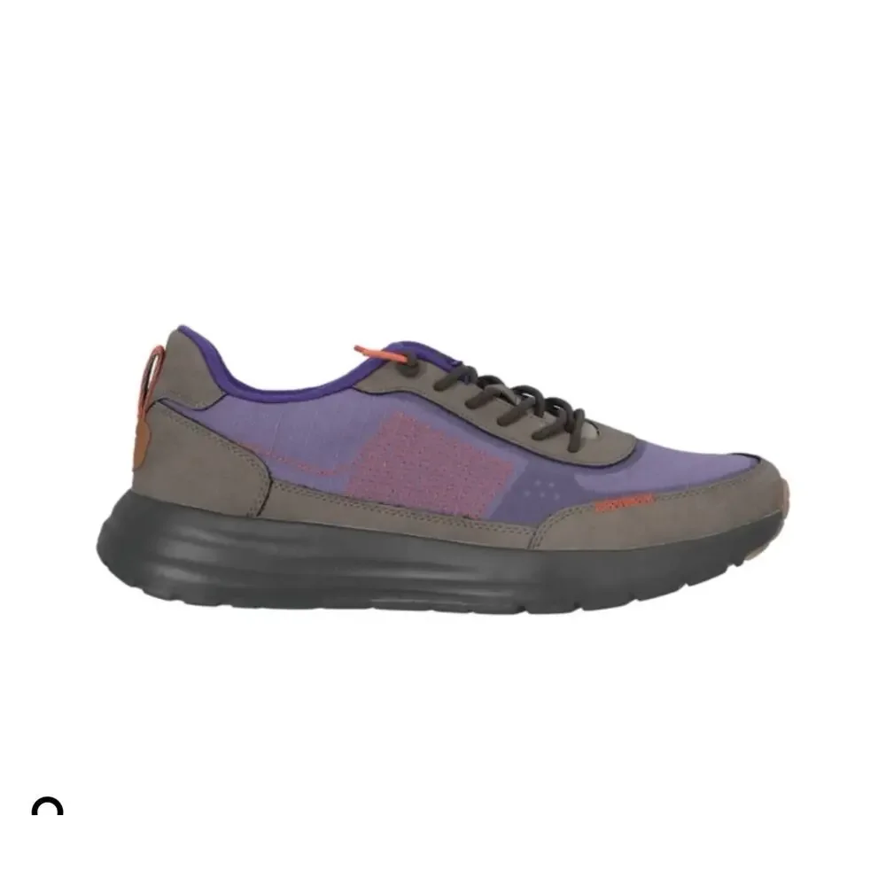 HEYDUDE Sirocco Alta M Hype Men’s 12 Grey Purple Sneakers New Without Box